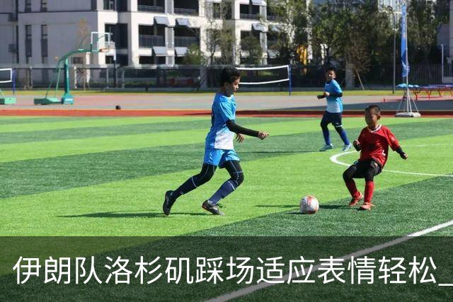 伊朗队洛杉矶踩场适应表情轻松 与挡板外记者们挥手致意